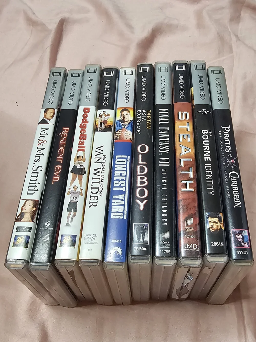Lot Of 10 - PSP UMD Video Movie Collection